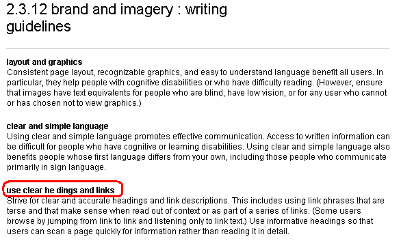 unproofed writing guideline